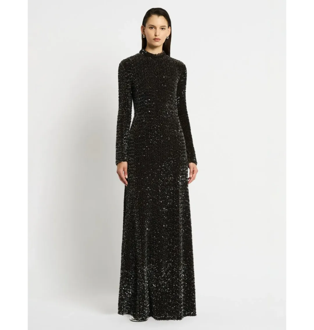 Sass & Bide Dark Demise Dress in Black Size AU 12 for rent on The Volte - main image