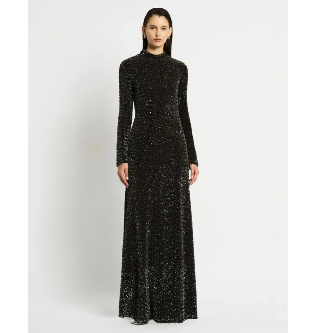 Sass & Bide Dark Demise Dress in Black Size AU 12 for rent on The Volte - main image
