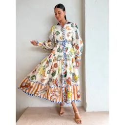 Alemais Theo Shirtdress Multi Size AU 6 for rent on The Volte - image 1