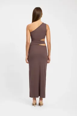 Kookai Faye Maxi Dress Brown Size 6 for rent on The Volte - image 3