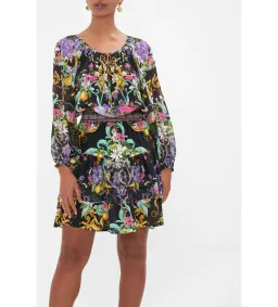 Camilla Meet Me In Marchesa Double Ruffle Dress Long Sleeves Size S/Au 10 for rent on The Volte - image 1