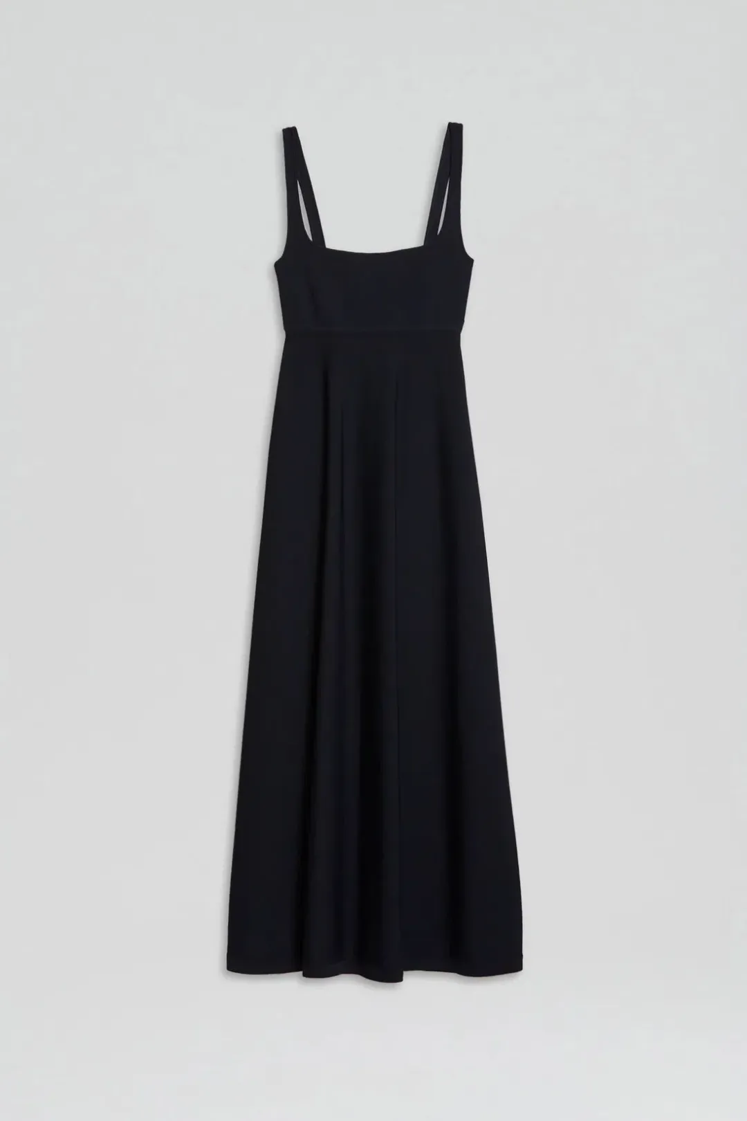 Scanlan Theodore Crepe Knit Square Neck Dress Navy Size XS/Au 8 for rent on The Volte - main image