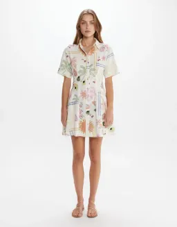 JAG Winona Flaneuse Corset Dress Print Size 6 for rent on The Volte - image 1