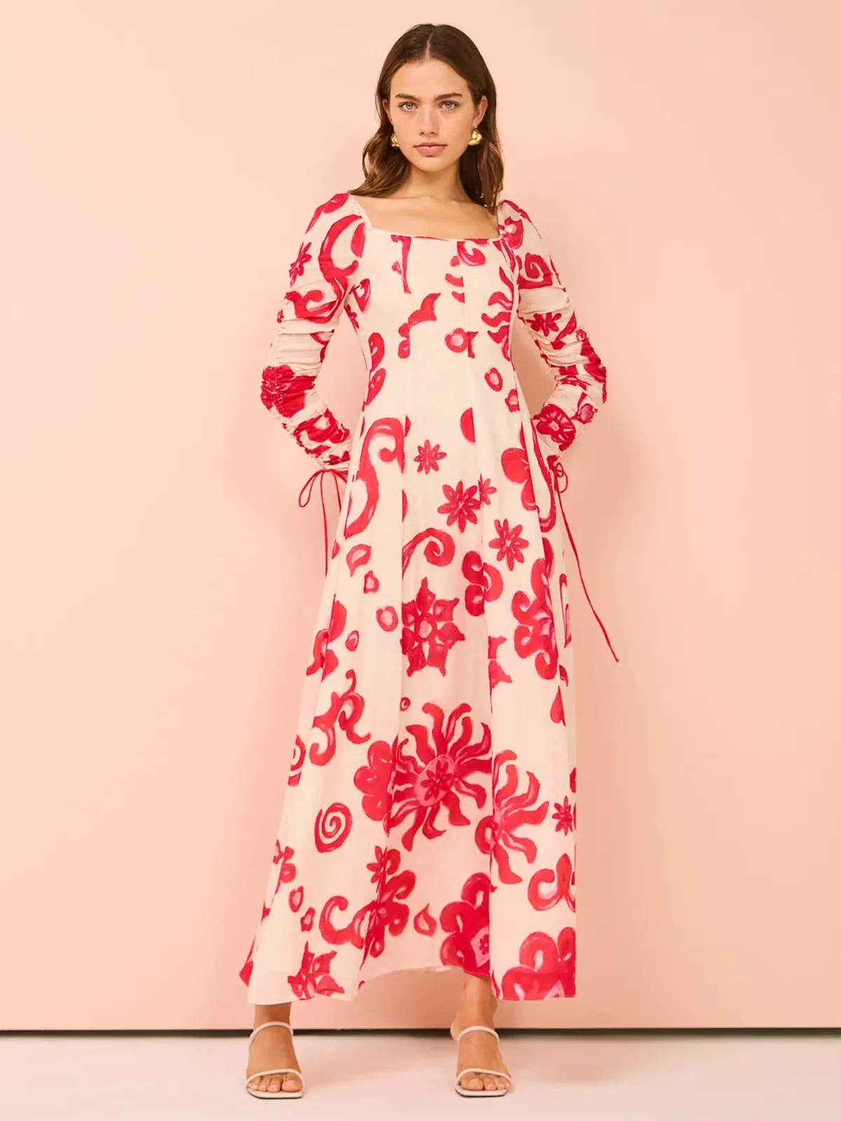 Kate Ford Delta Gown Red Size 1/ AU 10 for rent on The Volte - main image