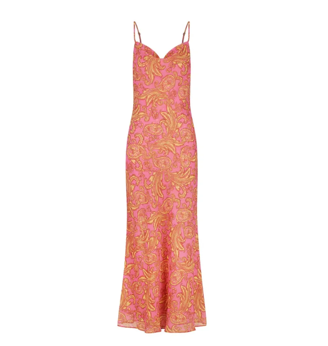Hansen & Gretel Florencia Dress Pink Floral Size S / AU 8 for rent on The Volte - main image