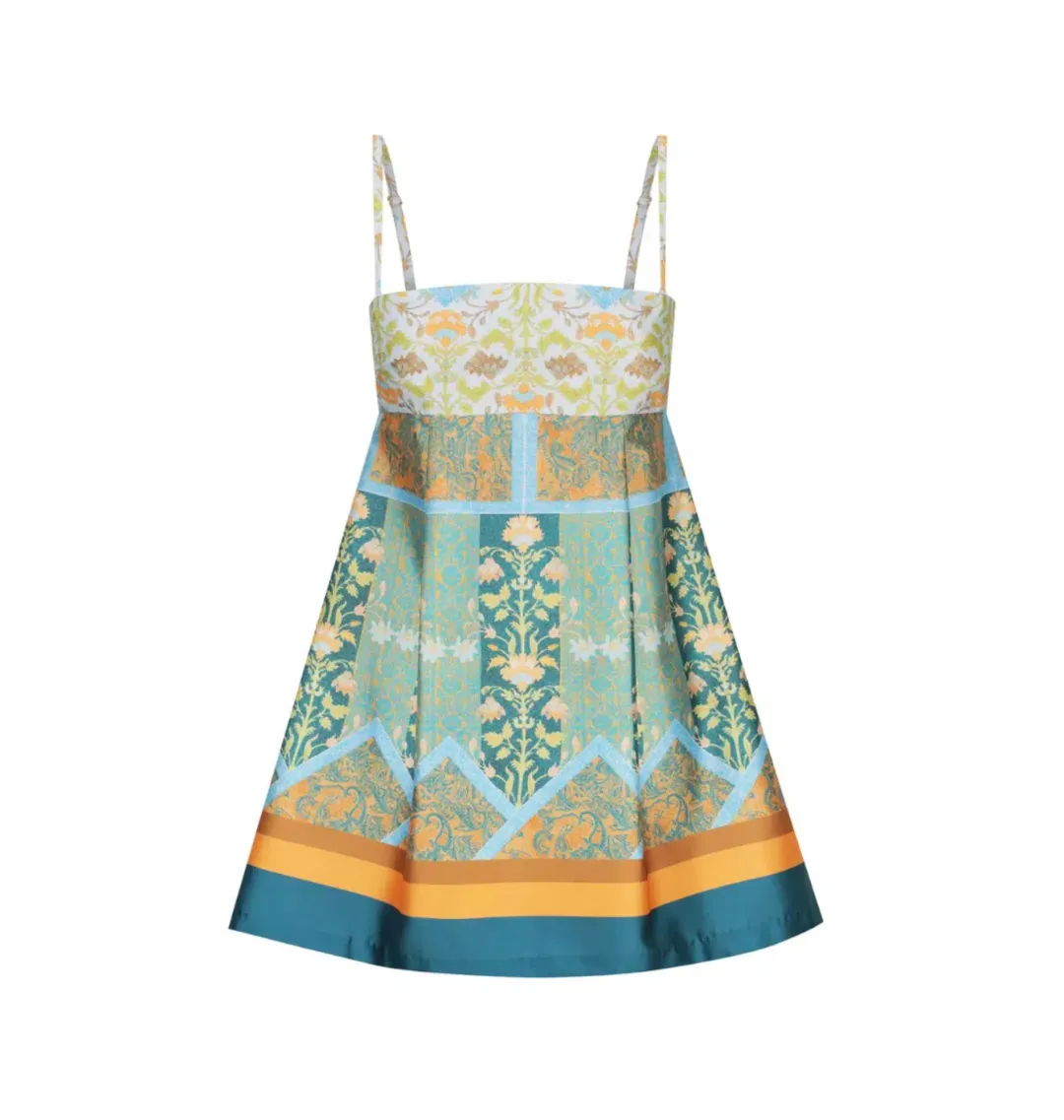 Hansen & Gretel Hayes Mini Dress Floral Tile Size S / AU 8 for rent on The Volte - main image