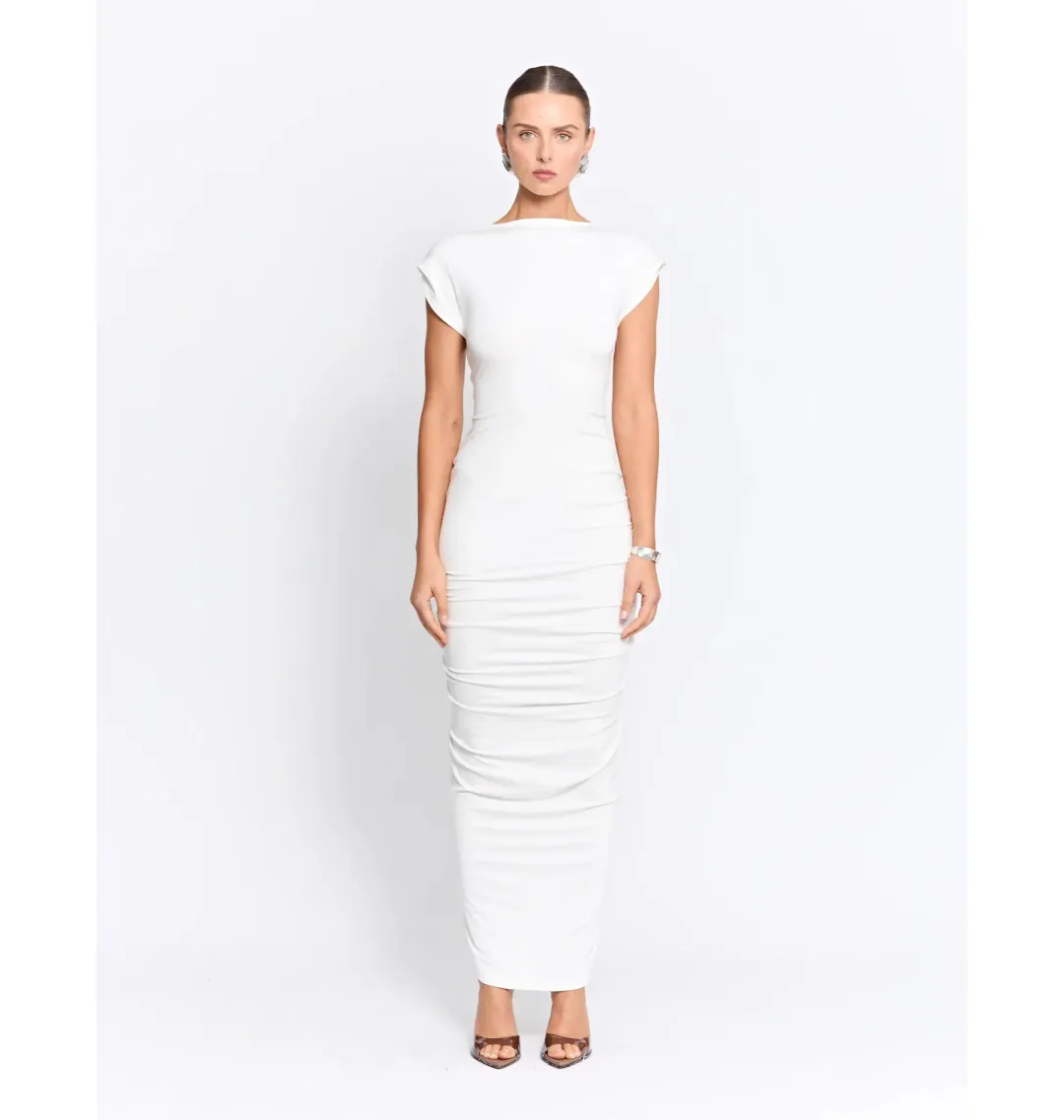 Pfeiffer Ramos Dress Off White Size Medium / AU 10 for rent on The Volte - main image
