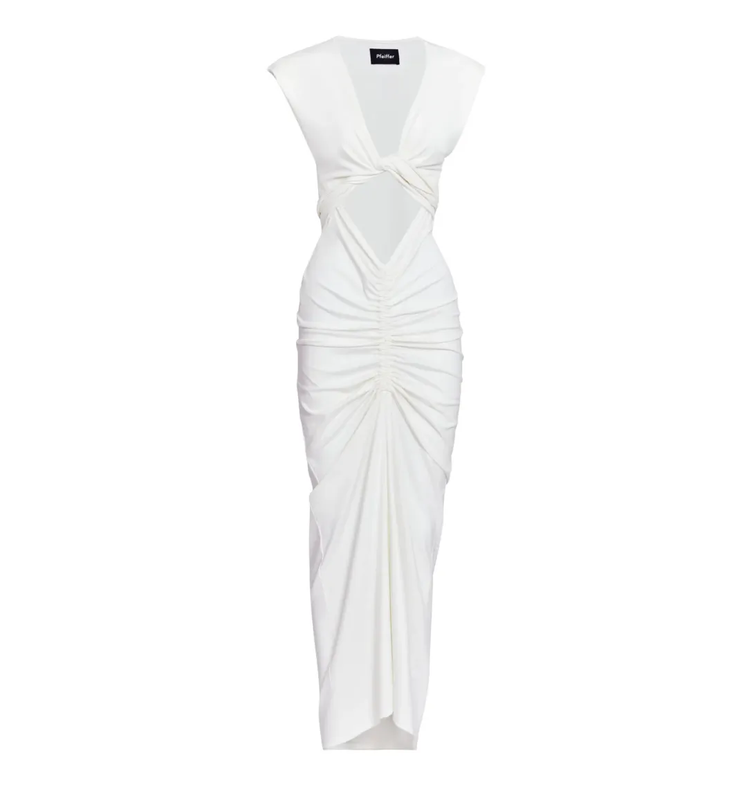 Pfeiffer Ramos Dress Off White Size Medium / AU 10 for rent on The Volte - main image