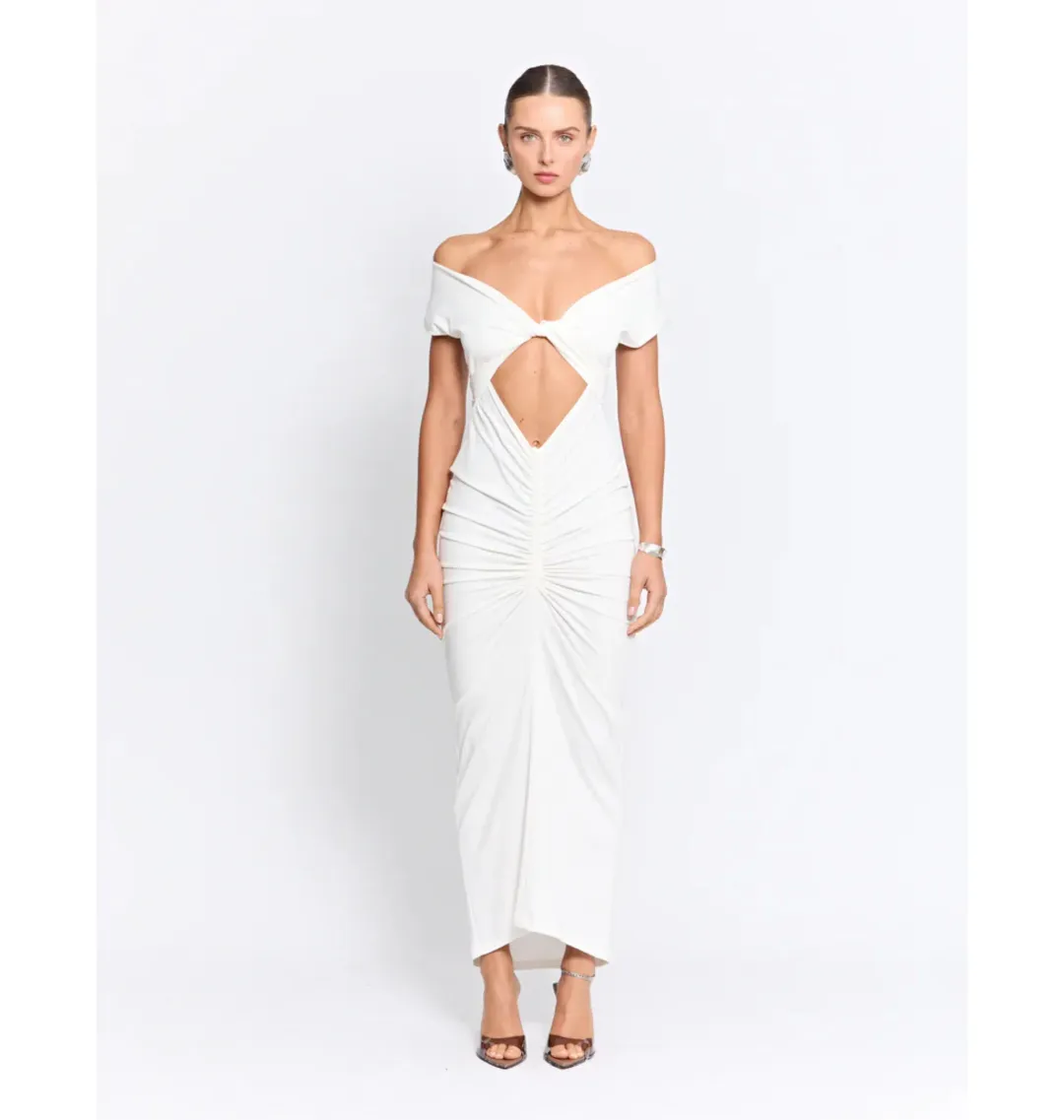 Pfeiffer Ramos Dress Off White Size Medium / AU 10 for rent on The Volte - main image