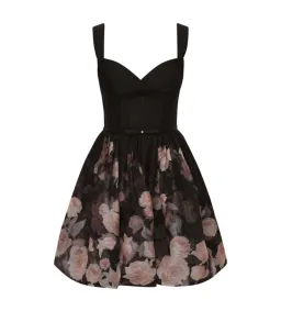 Zimmermann The Crush Picnic Mini Dress in Black Floral Size 0 / AU 8 for rent on The Volte - image 2