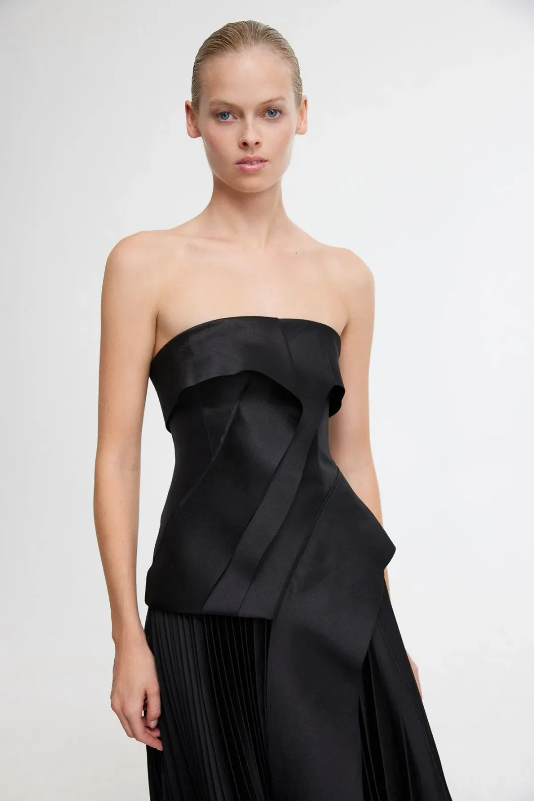 Acler Hammil Midi Dress Black Size 12  for rent on The Volte - main image