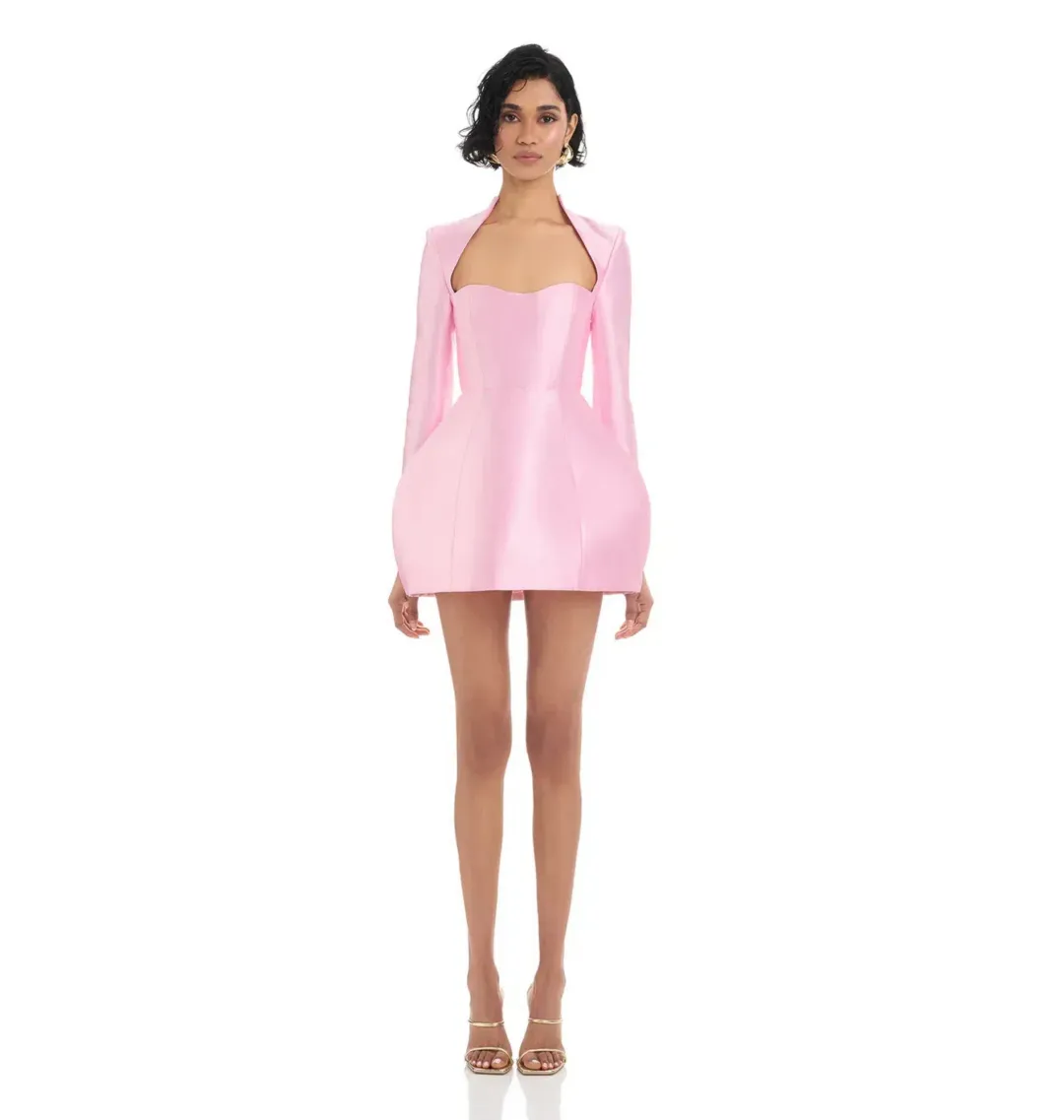 Eliya The Label Kate Mini Dress Pink Size S / AU 8 for rent on The Volte - main image