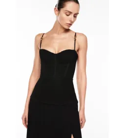 Manning Cartell Double Time Pleat  Dress Black Size AU 10  for rent on The Volte - image 2