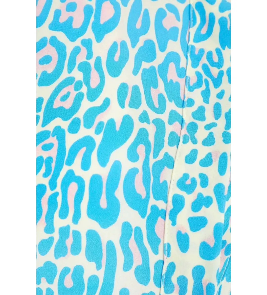 Stella McCartney Leopard Print Silk Dress Blue Size AU 6 for rent on The Volte - main image