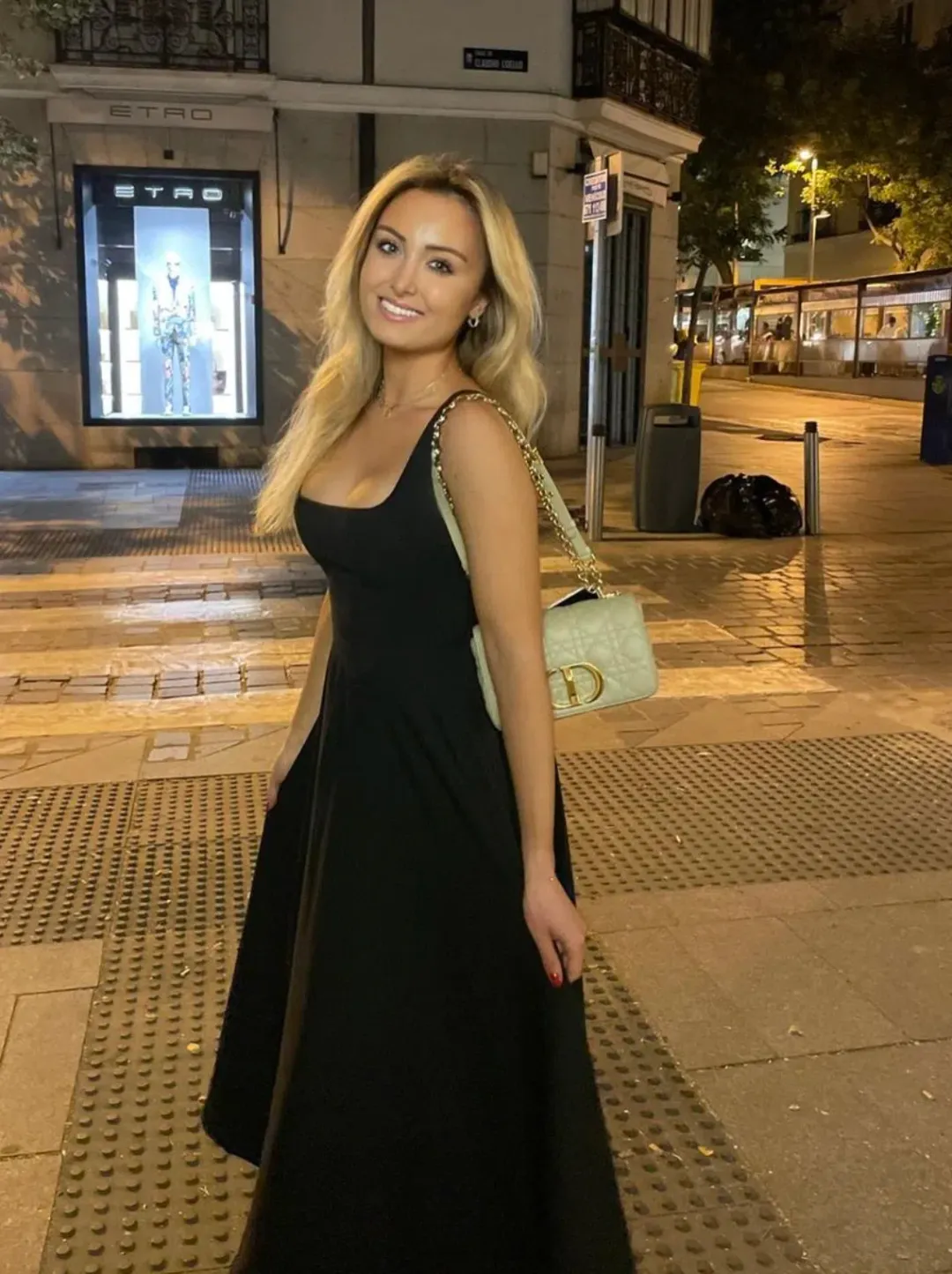 Odd Muse Ultimate Muse High Waist Square Neck Midi Dress Black Size AU 12 for rent on The Volte - main image