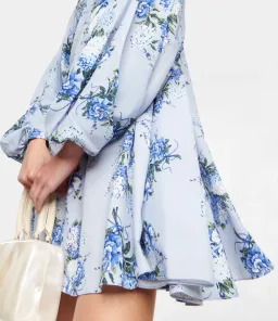 Emilia Wickstead Nova Wisteria Long Sleeve Mini Dress Floral Size AU 14 for rent on The Volte - image 4