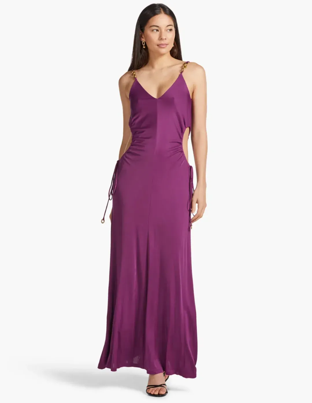 Manning Cartell Magenta Tuning in Chain Dress Purple Size 12 for rent on The Volte - main image