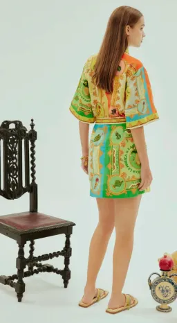Alemais La Musica Mini Dress Print Size 12 for rent on The Volte - image 2