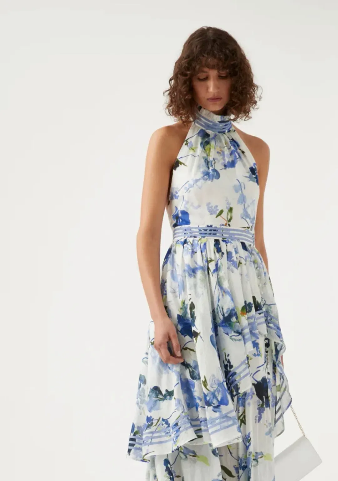Aje Sienna Maxi Dress Lavenders of Provence Size 10 for rent on The Volte - main image