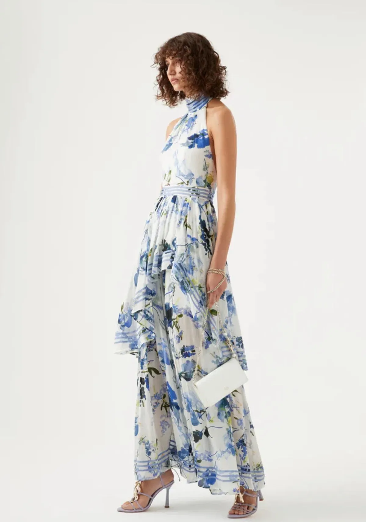 Aje Sienna Maxi Dress Lavenders of Provence Size 10 for rent on The Volte - main image
