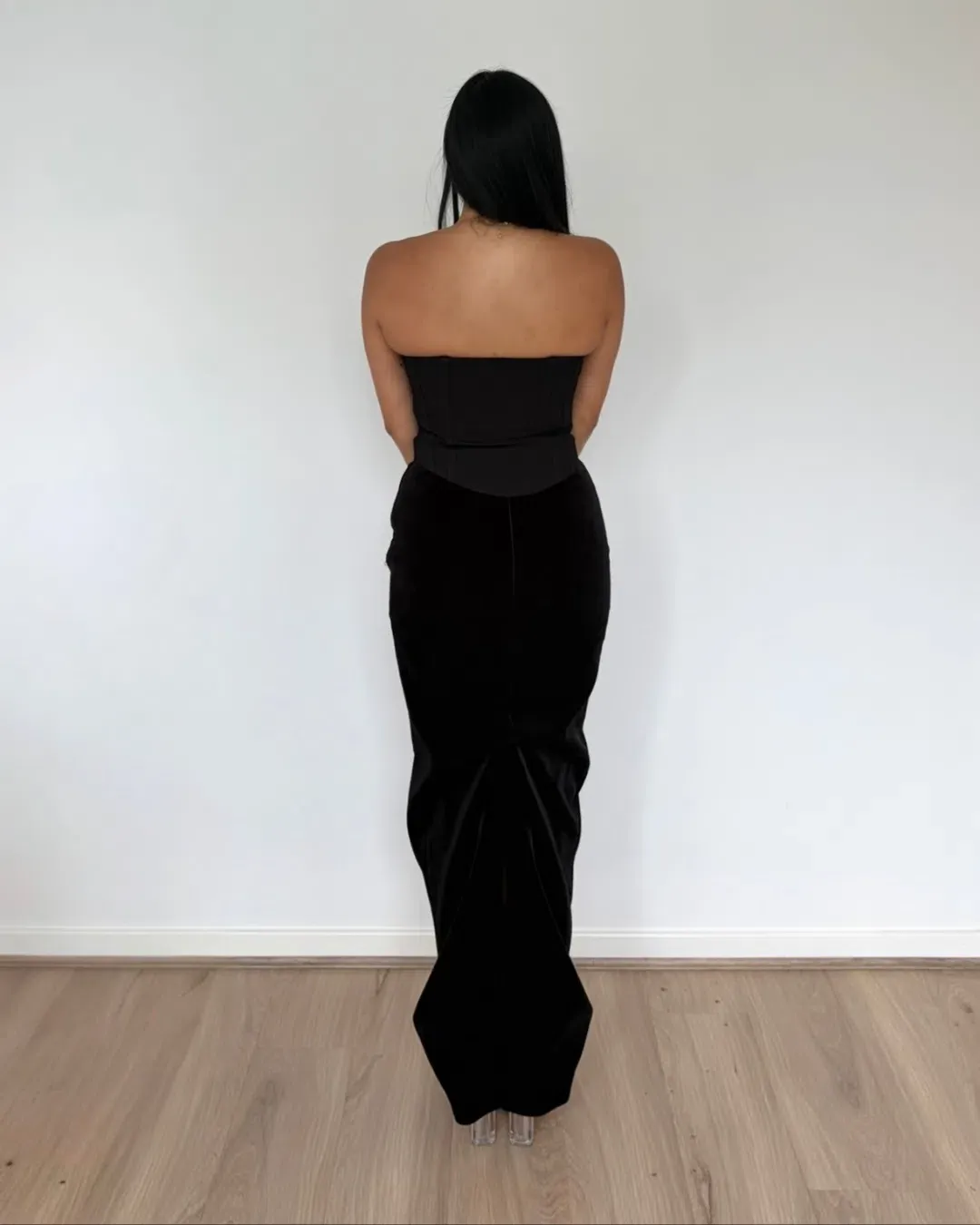 Bianca and Bridgett Adeline Maxi Dress Black Size 6 for rent on The Volte - main image