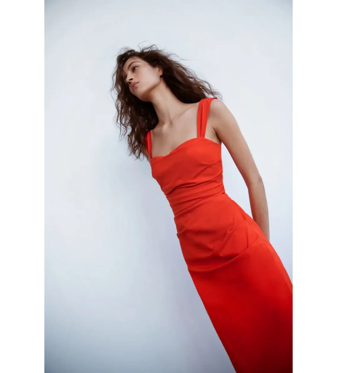 Sir The Label Dahlia Balconette Gown in Tangerine Size 0 / AU 6 for rent on The Volte - main image