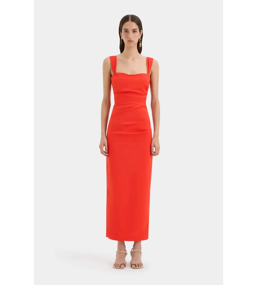 Sir The Label Dahlia Balconette Gown in Tangerine Size 0 / AU 6 for rent on The Volte - main image