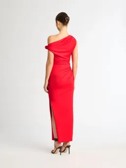 Sheike Ludlow Midi Dress Red Size 10 for rent on The Volte - image 3