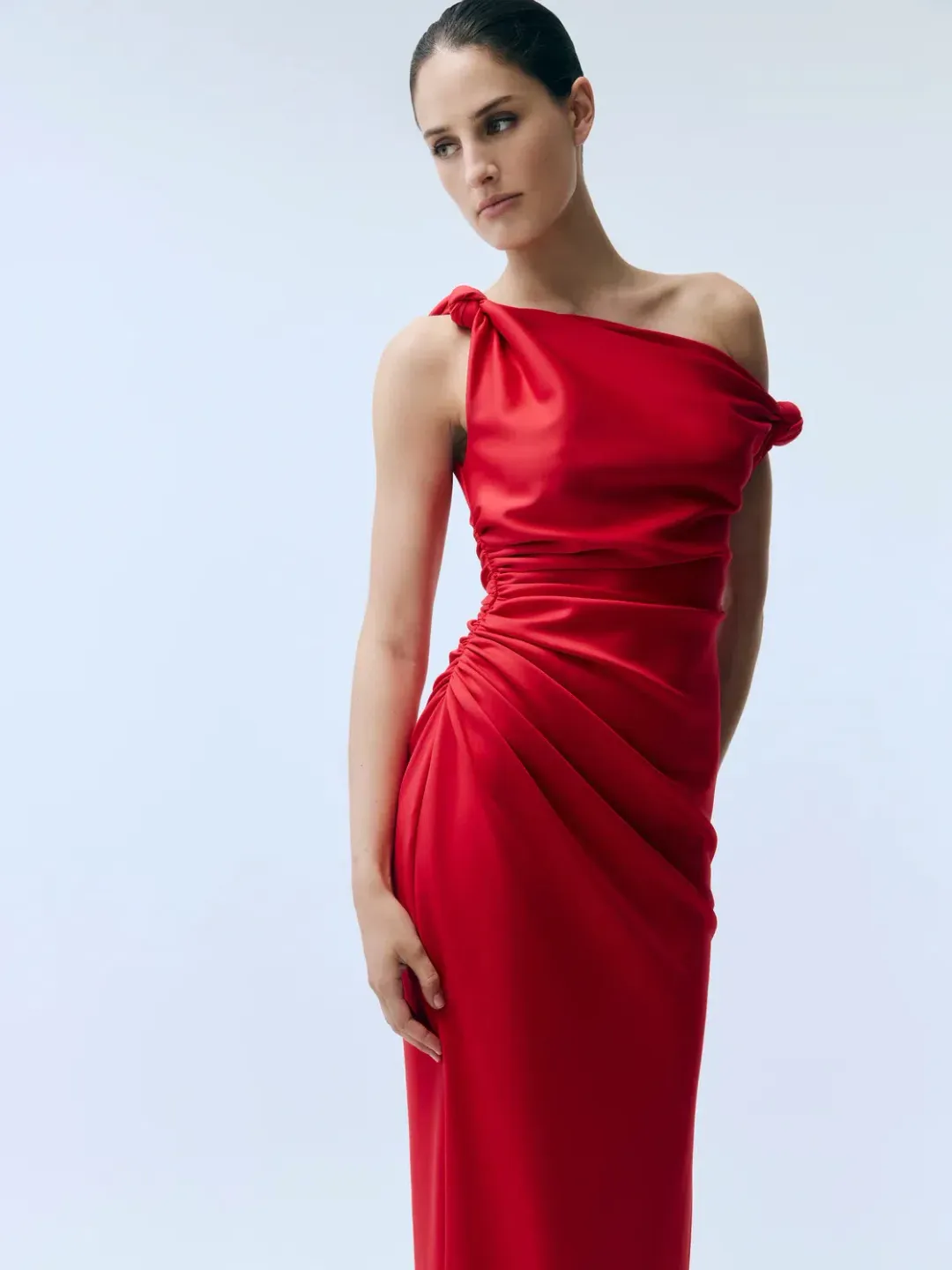 Sheike Ludlow Midi Dress Red Size 10 for rent on The Volte - main image