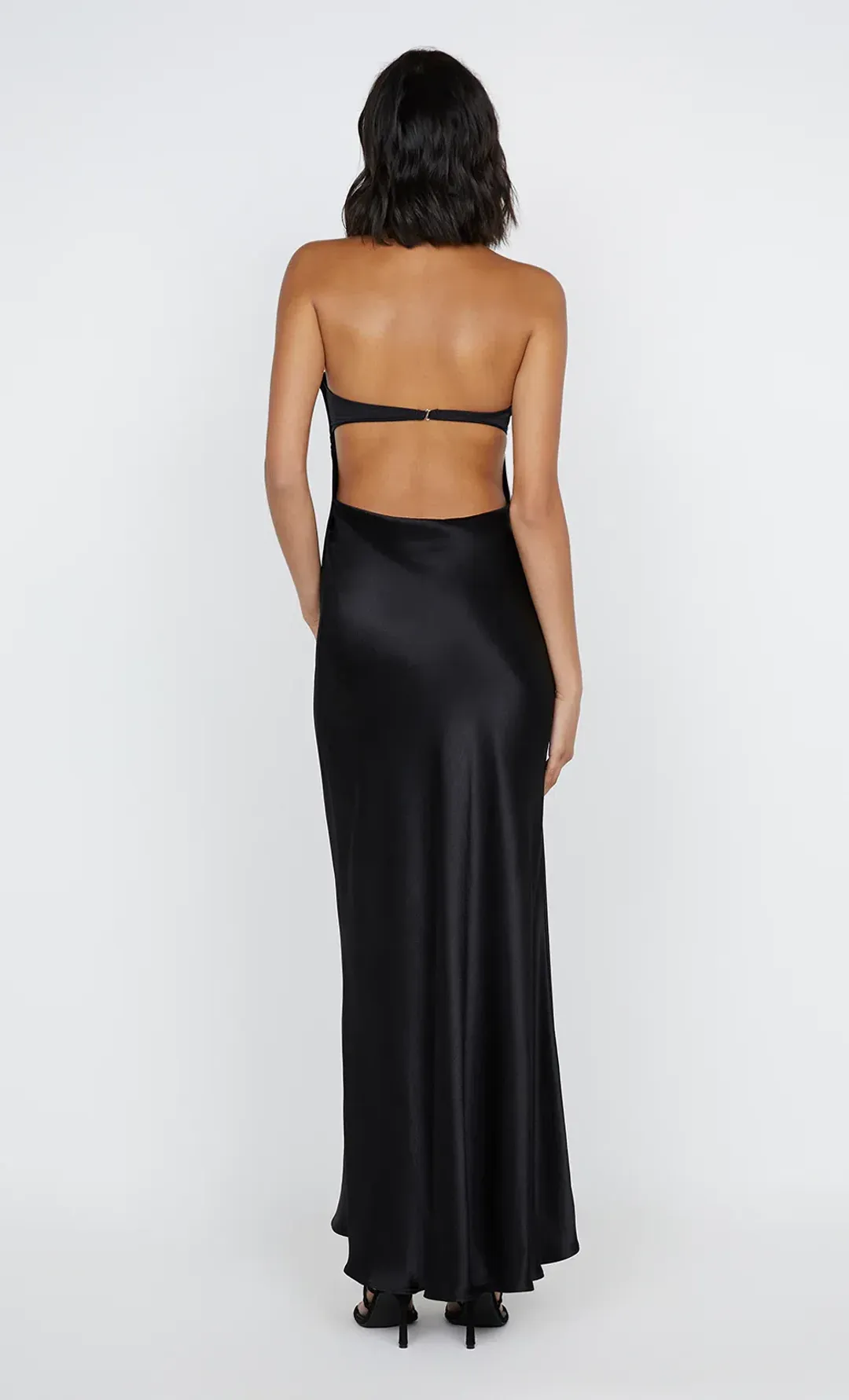 Bec & Bridge Zari Strapless Maxi Dress Black Size 10  for rent on The Volte - main image