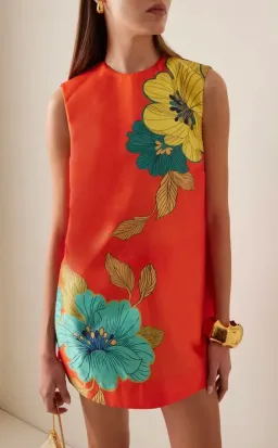 Alemais Piato Mini Dress Marigold Orange Size AU 6 for rent on The Volte - image 2