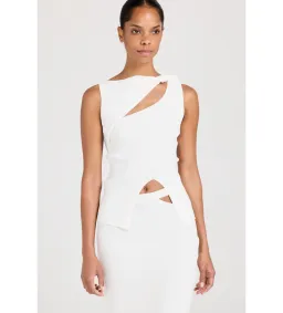 Henne Romee Knit Top and Skirt Set White Size AU 10 for rent on The Volte - image 2