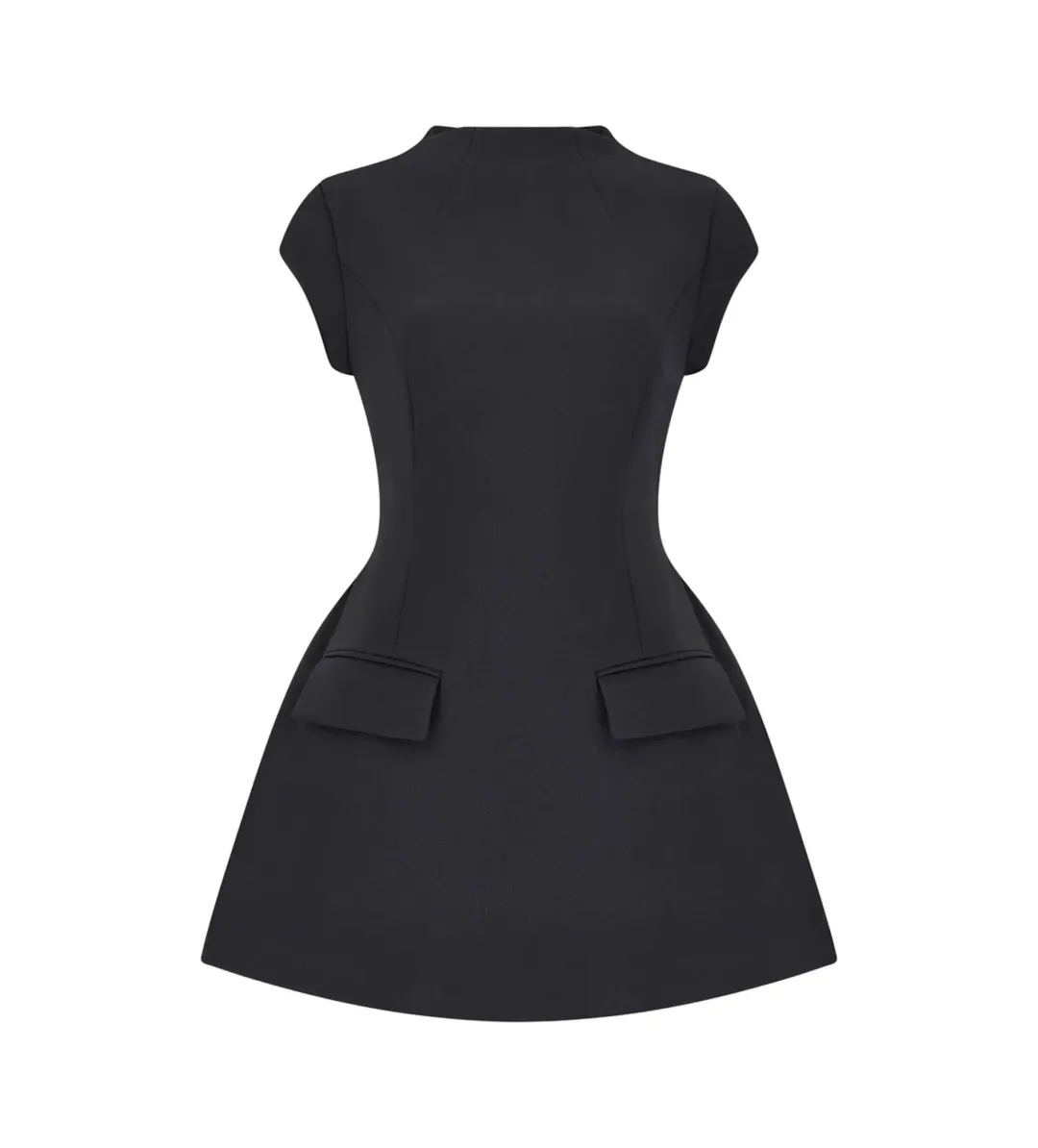 Odd Muse Ultimate Cap Sleeve Dress Black Size S / AU 8 for rent on The Volte - main image