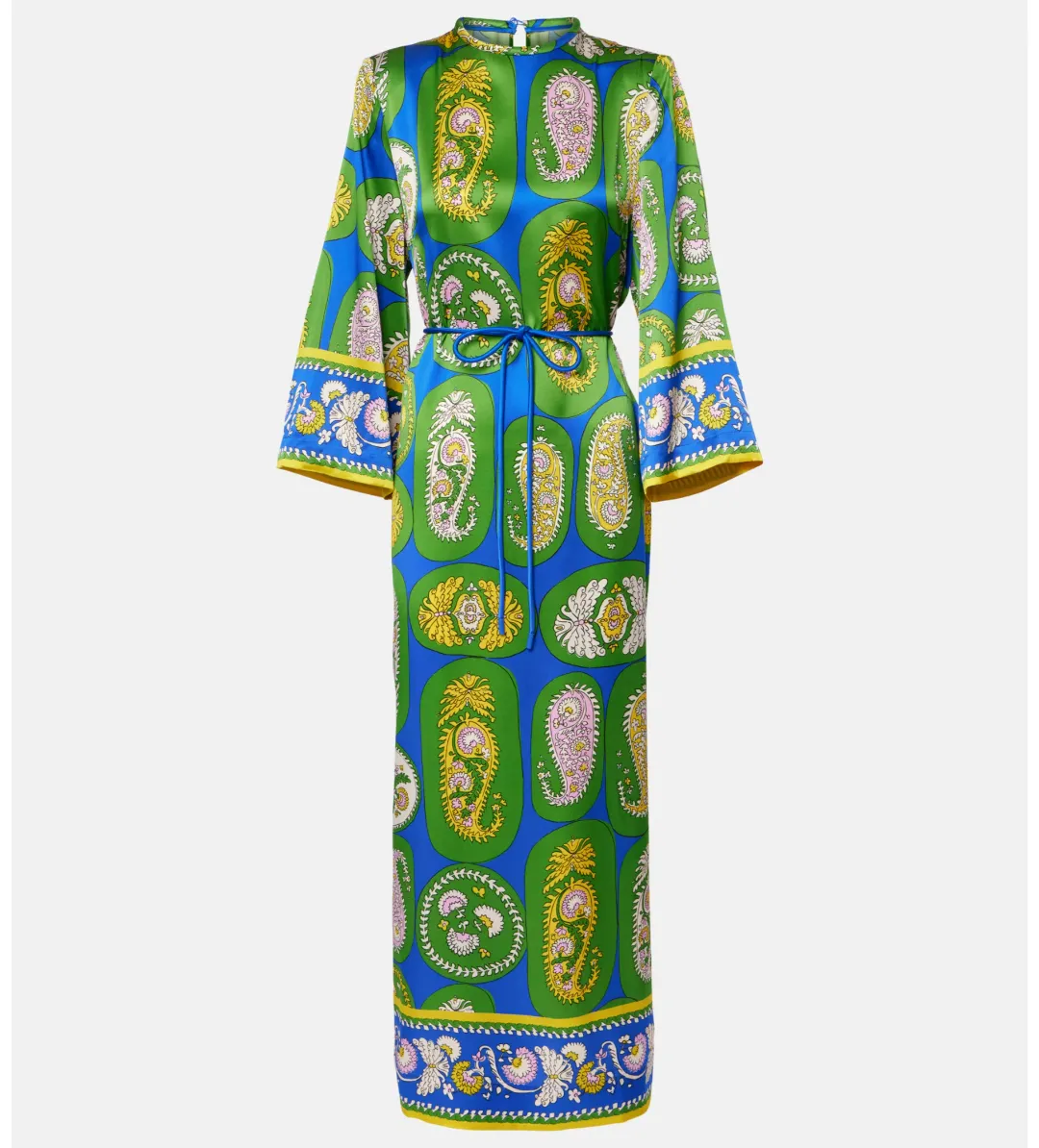 Alémais Gina Silk Midi Dress Print Size AU 16 for rent on The Volte - main image