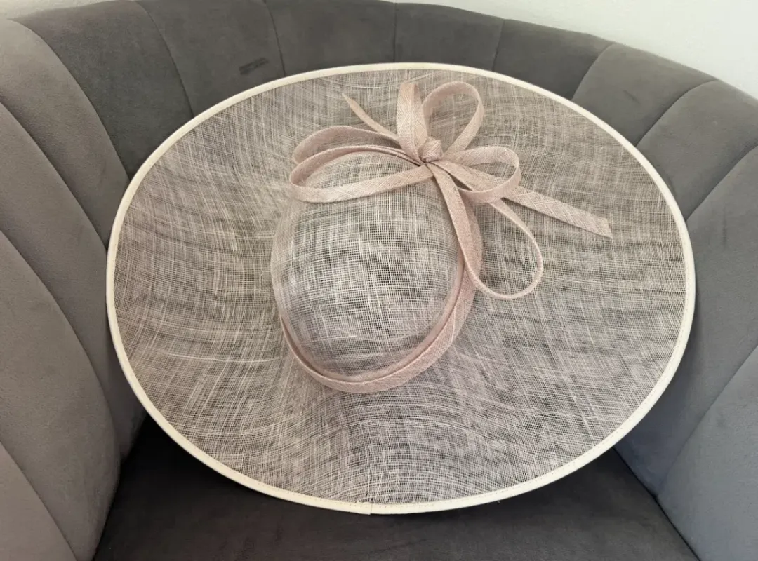 Morgan and Taylor Fascinator Pink   for rent on The Volte - main image
