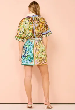 Alemais Dreamer Mini Shirt Dress Print Size 8 for rent on The Volte - image 3