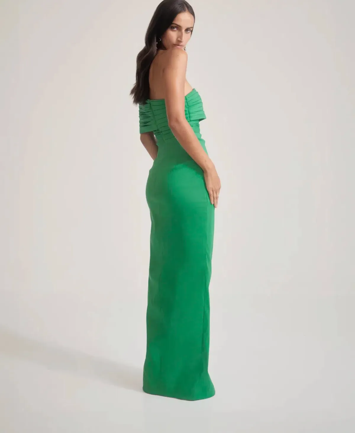 Sheike Giselle Gown Jade Green Size 10 for rent on The Volte - main image