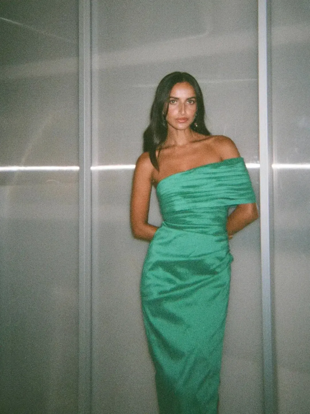Sheike Giselle Gown Jade Green Size 10 for rent on The Volte - main image