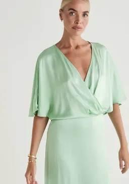 Mos The Label Calista Maxi Dress In Mint Size 14  for rent on The Volte - image 4