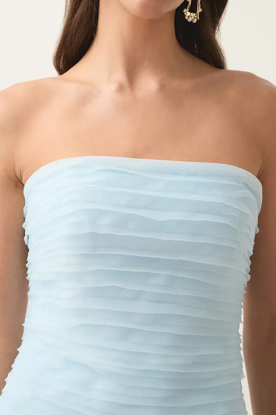 Aje Soundscape Maxi Dress Sea Breeze Size Au 6 for rent on The Volte - main image