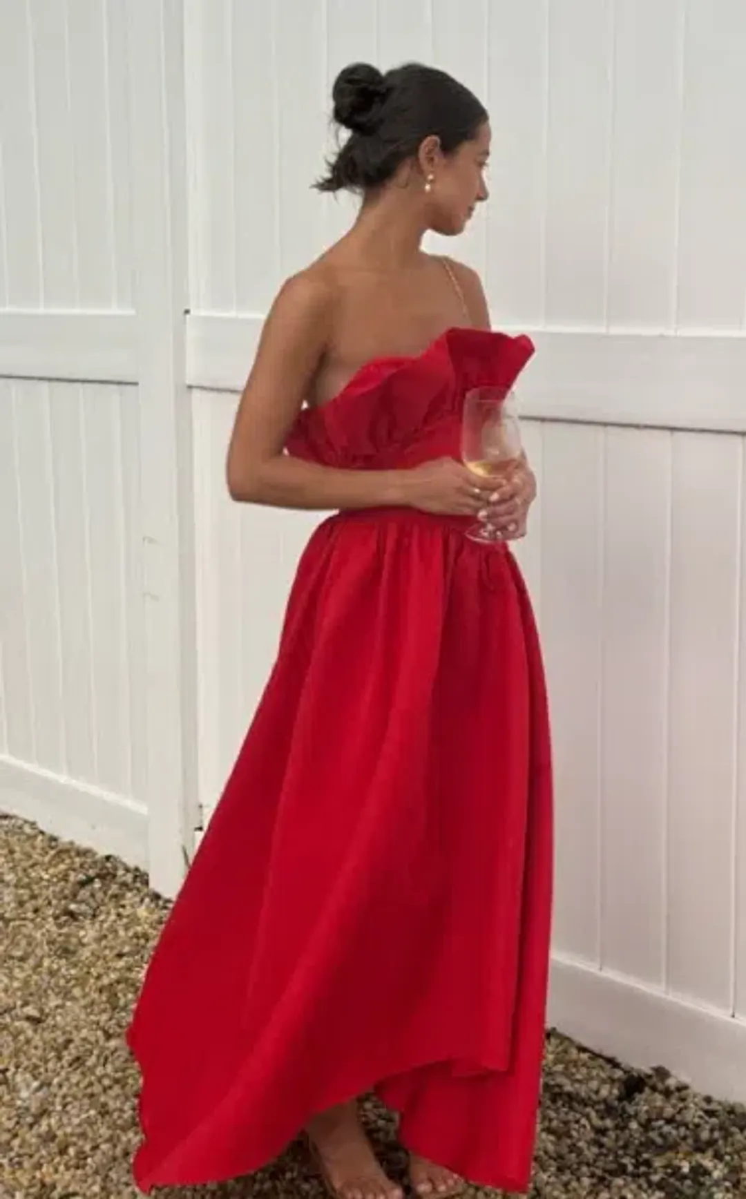 Elliatt Laurel Dress Red Size 10  for rent on The Volte - main image