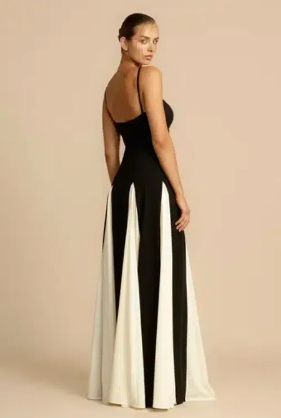 Arcina Ori Paloma Dress Black/White Size 12 for rent on The Volte - main image