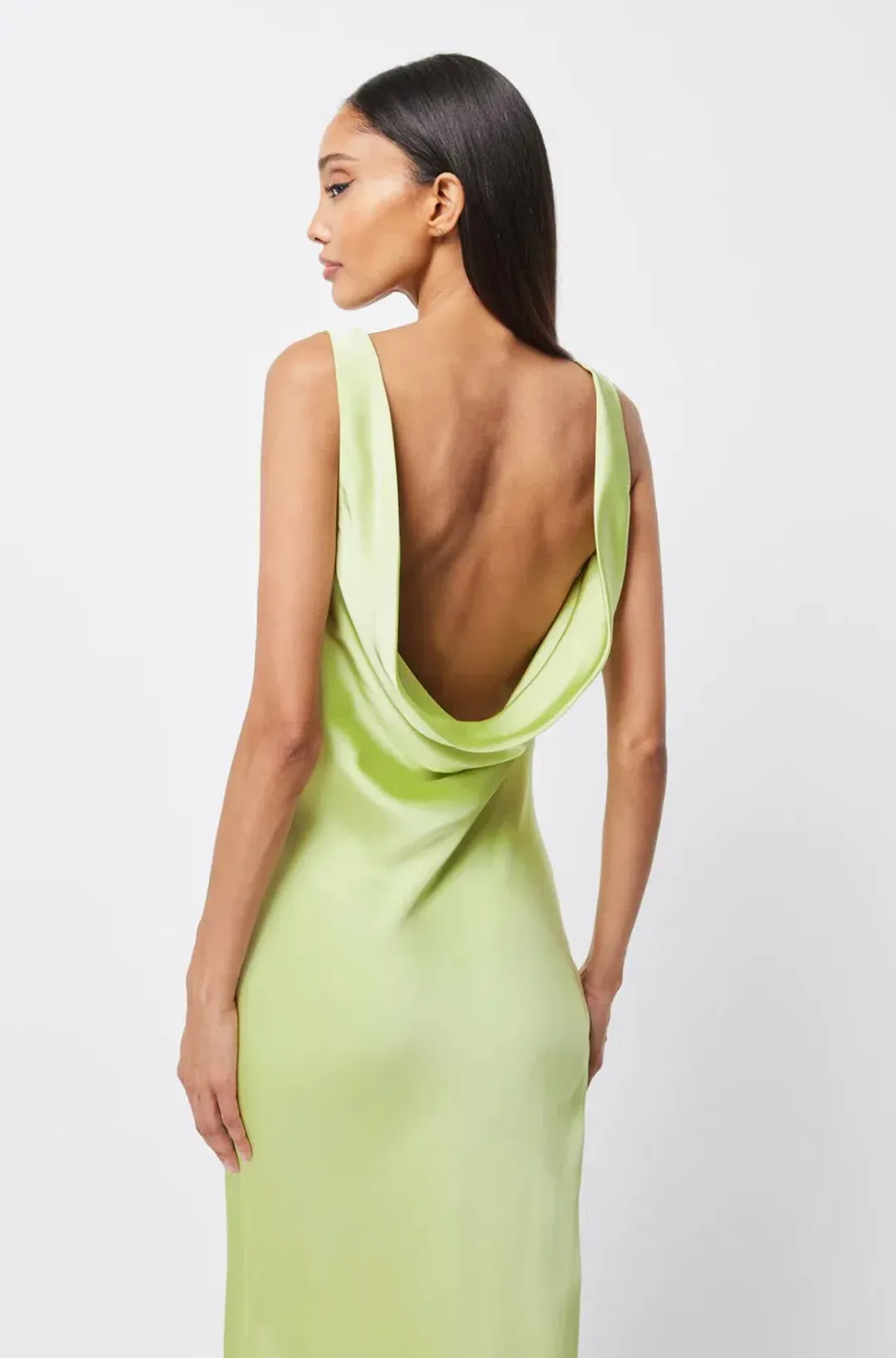 Mossman Nuance Maxi Dress Green Size 8 for rent on The Volte - main image