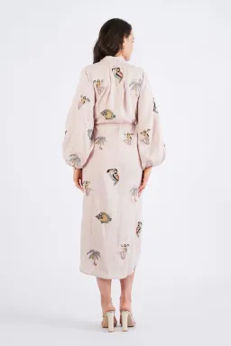 Alemais Vacay Mermaid Shirtdress Pink Size AU 10  for rent on The Volte - image 8