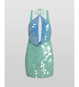 Rat & Boa Kiki Dress in Ombre Sequin Size XS AU 6  for rent on The Volte - image 4