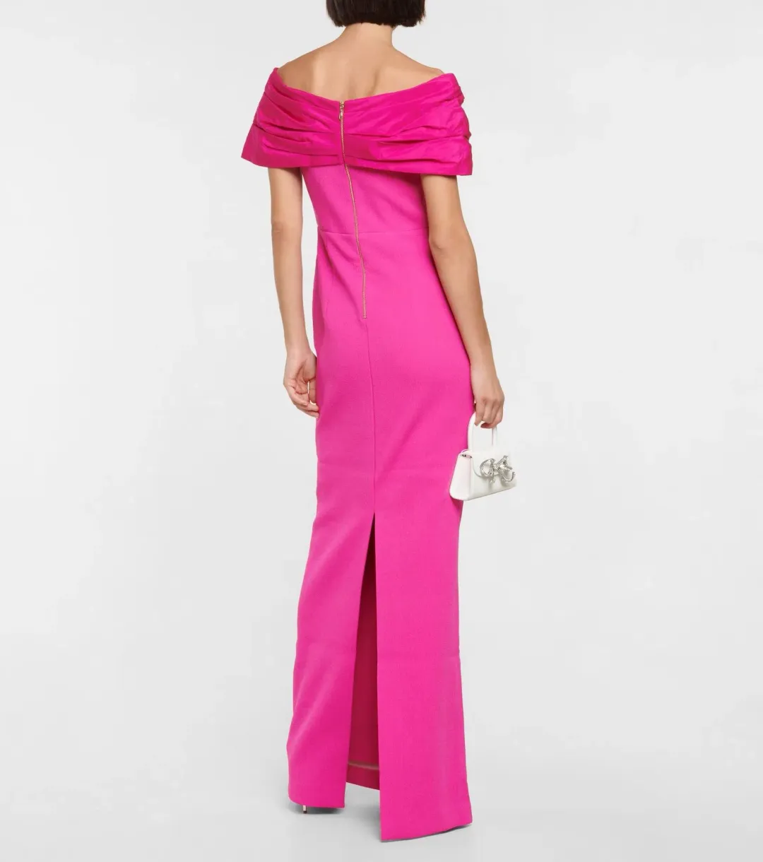 Rebecca Vallance Cupids Bow Gown Pink Size 10 for rent on The Volte - main image