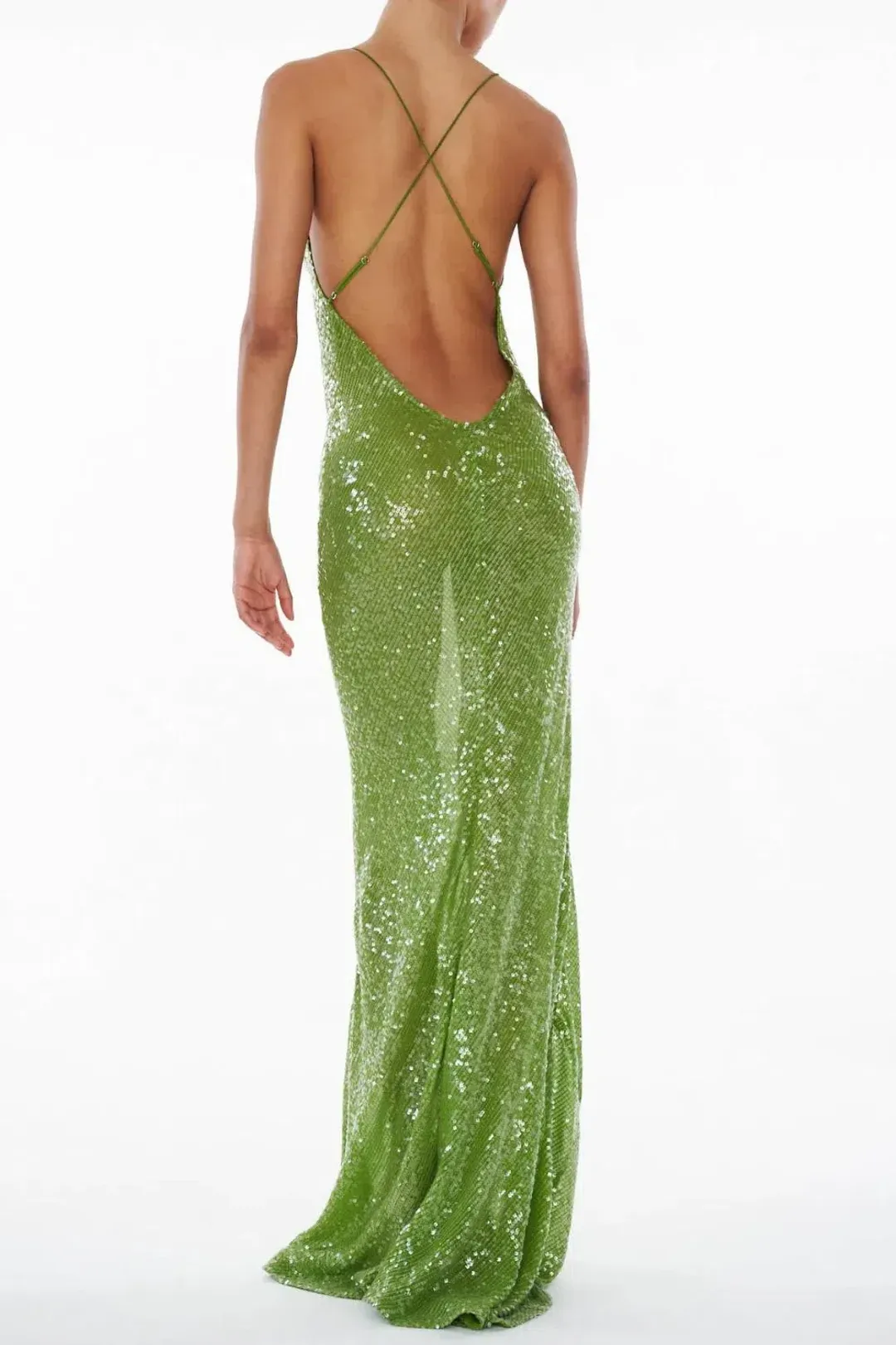 Rat & Boa Gaia Dress Green Size M / AU 10 for rent on The Volte - main image