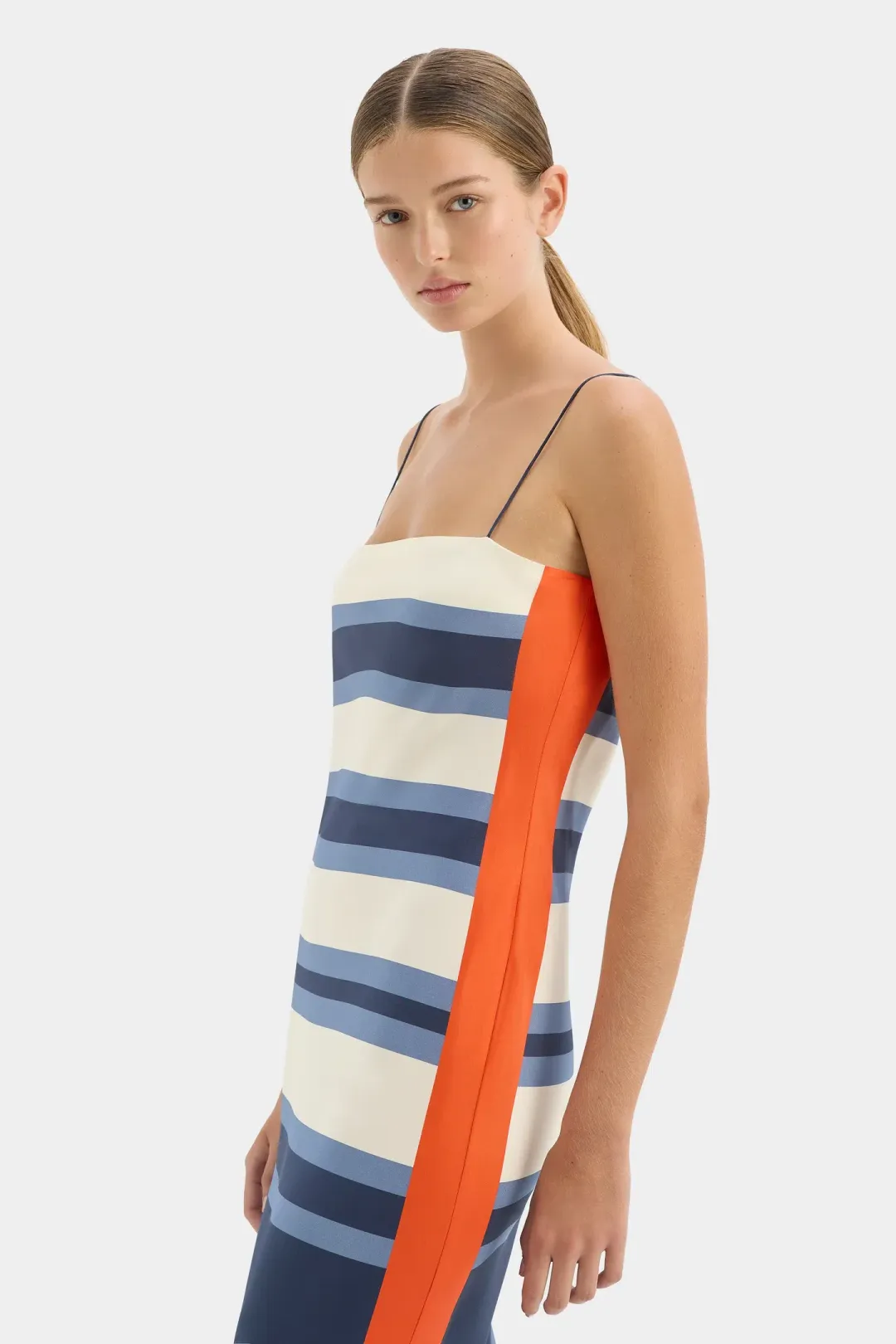 Sir the Label Dazed Slip Dress Studio Print Size 10 for rent on The Volte - main image