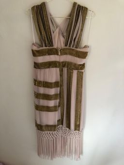 Alice mccall surrealist dress in pink and champagne. Size 12 for rent on The Volte - image 3