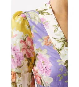 Zimmermann Pattie Wrap Midi Dress Floral Size 0 / AU 8 for rent on The Volte - image 4